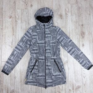 LOLE S Women's Gray Hooded Jacket